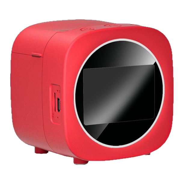 Mini impresora interactiva con control por voz, regalo con rollo de papel. Rojo
