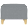thumbnail image 2 of vidaXL Repose-Pieds Gris Clair 70x55x41 cm Tissu, 2 of 4