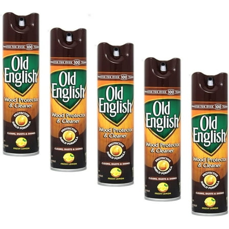 ZLGP Furniture Polish Spray, Lemon 12.50 oz (Pack of 5)