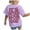 Light Purple, variant on Girls T Shirts Trendy Cute Girls' Short Sleeve Summer T Shirts Soft Tee Tops (Sky Blue,Size 7-8 Years)