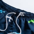 thumbnail image 2 of SWSMCLT Men's Swim Shorts Beach Bathing Suit Boyshort Surf Quick Dry Light Swimwear Summer Loose Mid Rise Style4 Large, 2 of 4