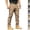 24# Earthy Yellow, variant on Mens Work Pants Cargo Tactical Stretch Casual Waterproof Outdoor Travel Hiking Pant with Multi Pockets(No Belt) Khaki L