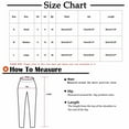 thumbnail image 3 of LMOIPLI Women's Solid Color Crop Pants Vintage Yoga Leggings Yoga Leggings Sports Jogger Fashion Summer Clothes Elastic High Waist Slim Yellow M, 3 of 6