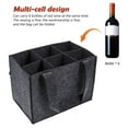 thumbnail image 4 of Btomtd Comforter Storage Bag,Wine Cooler Bag 6 Bottle Wine Bag With Divider Travel Insulated Wine Carrying Case Cooler Tote Bag With Handle Great For Picnic Beach Days Party Insulated, 4 of 4