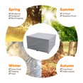 thumbnail image 4 of Funda para mesa de patio Dinheiro plateada, funda Oxford 210D para caja de terraza, funda para mesa de exterior, funda impermeable para muebles para sofá, mesa de centro y sillas, 4 of 6