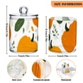thumbnail image 3 of Cute Pumpkins Leaves Thanksgiving Translucent Plastic Cans Storage Canisters with Lid Set of 4, 3 of 7