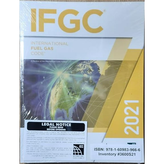 Pre-Owned 2021 International Fuel Gas Code (Paperback) 1609839668 9781609839666
