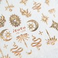thumbnail image 3 of Calcomanías para uñas BLGTGH con relieve 5D de estrellas y lunas, 3 of 7