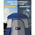 thumbnail image 3 of KingCamp Shower Tent, Portable Camping Bathroom Tent with 5 Gallon Solar Heated Bag, Outdoor Privacy Changing Room Tent, Privacy Shelter for Toilet, Dressing Outdoor Camping, Hiking, 3 of 9