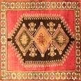 thumbnail image 1 of Ahgly Company Indoor Square Persian Orange Traditional Area Rugs, 6' Square, 1 of 1