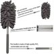 thumbnail image 3 of 3 Pieces Retractable Dust Collector Collapsible Washable Chenille Brush Microfib), 3 of 5