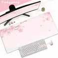 thumbnail image 5 of Pink Cherry Blossoms Mousepad Home Computer Table Large Pc Mouse Pad Art Sakura Keyboard Mause Rug Desk Mat Office Accessories, 5 of 5