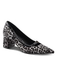 thumbnail image 3 of PATRIZIA ERONE Women’s Block Heel Pump – Pointed Toe Slip-On with Buckle Detail and Patent Trim, 3 of 9
