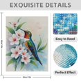 thumbnail image 3 of Diamond Art Kit for Adults, Hummingbird Blossoms Serenade Diamond Painting for Adults Beginners, DIY Diamond Art Painting Kits, 5D Diamond Painting Crafts for Home Decor 12x16 Frameless, 3 of 7