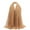Khaki, variant on BUWTTED Scarfs for Women Plus Size Solid Color Sunscreen Thin Shawl Wrap Cozy Soft Elegant Lightweight Fall Winter Womens Scarves Size:One Size