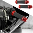 thumbnail image 3 of 2PCS Motorcycle Handlebar Grips,7/8" & 1" Motorcycle Grips Tuning Accessories Compatible with Honda,Yamaha,Suzuki,Personalized Motorcycle Grips Covers for Car Decoration (Red), 3 of 6