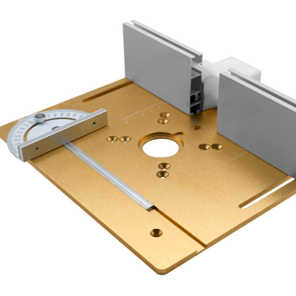 Insert Plate,Table Plate Alloy Auxiliary Tool Benches Wood Flip Plate Alloy Wood Router Table Router Plate Benches Router Templates Table Panel Flip Wood Eryue Plate Router Saw Panel Flip