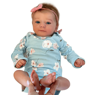 17 Inches Twin A/ B Reborn Baby Doll Kits Reborn Babies Toddler Kit,  Newborn Twins, Reborn Preemie Baby, Lifelike Reborn D