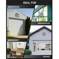 thumbnail image 2 of iLIVING 14" Wall Mounted Variable Speed Gable Exhaust Fan with thermostat control for Greenhouse, Attics, Workshop, 2339 CFM, Coverage 3400 SqFt, 2 of 6