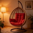 thumbnail image 4 of Almencla Coussin de Chaise Balançoire Boho Coussin de Hamac pour Meubles d'Extérieur Balcon Rouge, 4 of 8