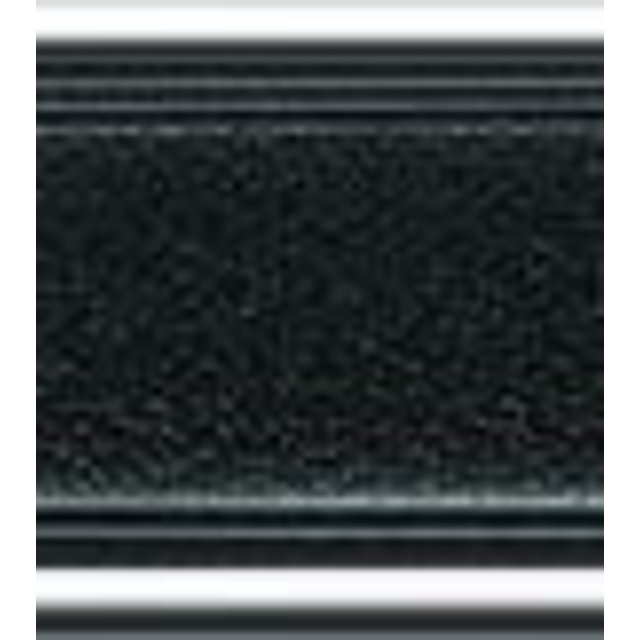 Cowles Side Molding T3202C Styleguard; Universal; Bold Line; Black/Chrome; PVC Plastic; 1-1/8 Inch Width x 7 Foot Length; 2 Piece