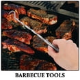 thumbnail image 3 of UPGRATOR Stainless Steel Meat Hanging Hooks for BBQ and Grilling, 1 Set, Grey, 11.8 x 1.4 x 1.2 inches, 3 of 7