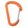 thumbnail image 1 of fastboy Mini Mousqueton en Alliage d'Aluminium Extérieur D Forme Quickdraw Sablé orange, 1 of 9