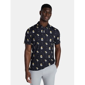 Birdie Bound Men's Discovery Print Golf Polo Shirt