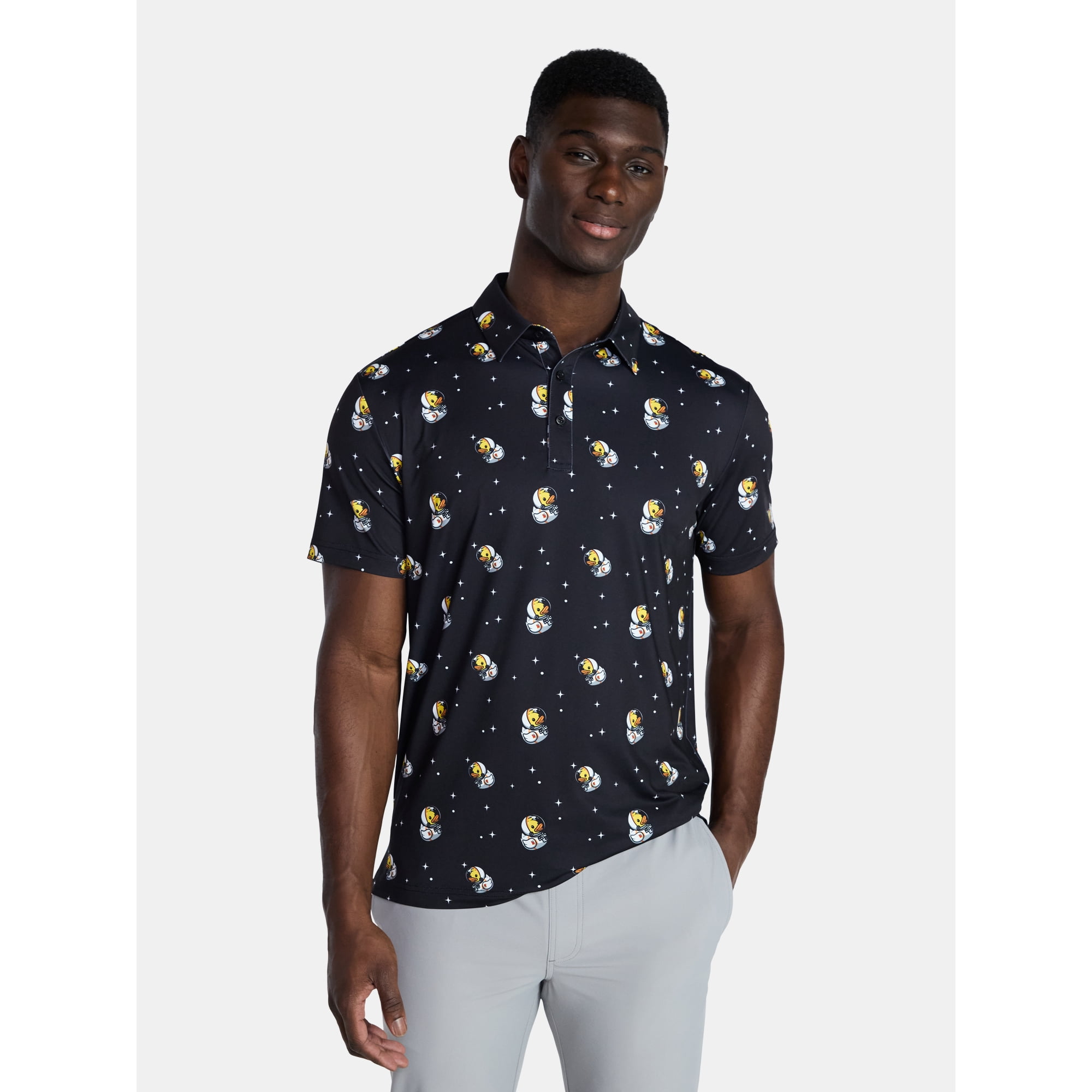 Birdie Bound Men' s & Big and Tall Golf Polo Shirts, Sizes XS-4XLT