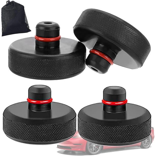 Bloque De Almohadilla De Gato para Tesla Model 3/s/x/y, Almohadilla De Elevación 4 Cojín Amortiguador De Soporte De Gato Tesla, Cuña Universal Y Protección Resistente para Los Bajo