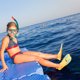 thumbnail image 5 of Aletas Niños Cortas Ligeras Aletas de Aletas para Natacia para el atrenamiento de snorkel, 5 of 7
