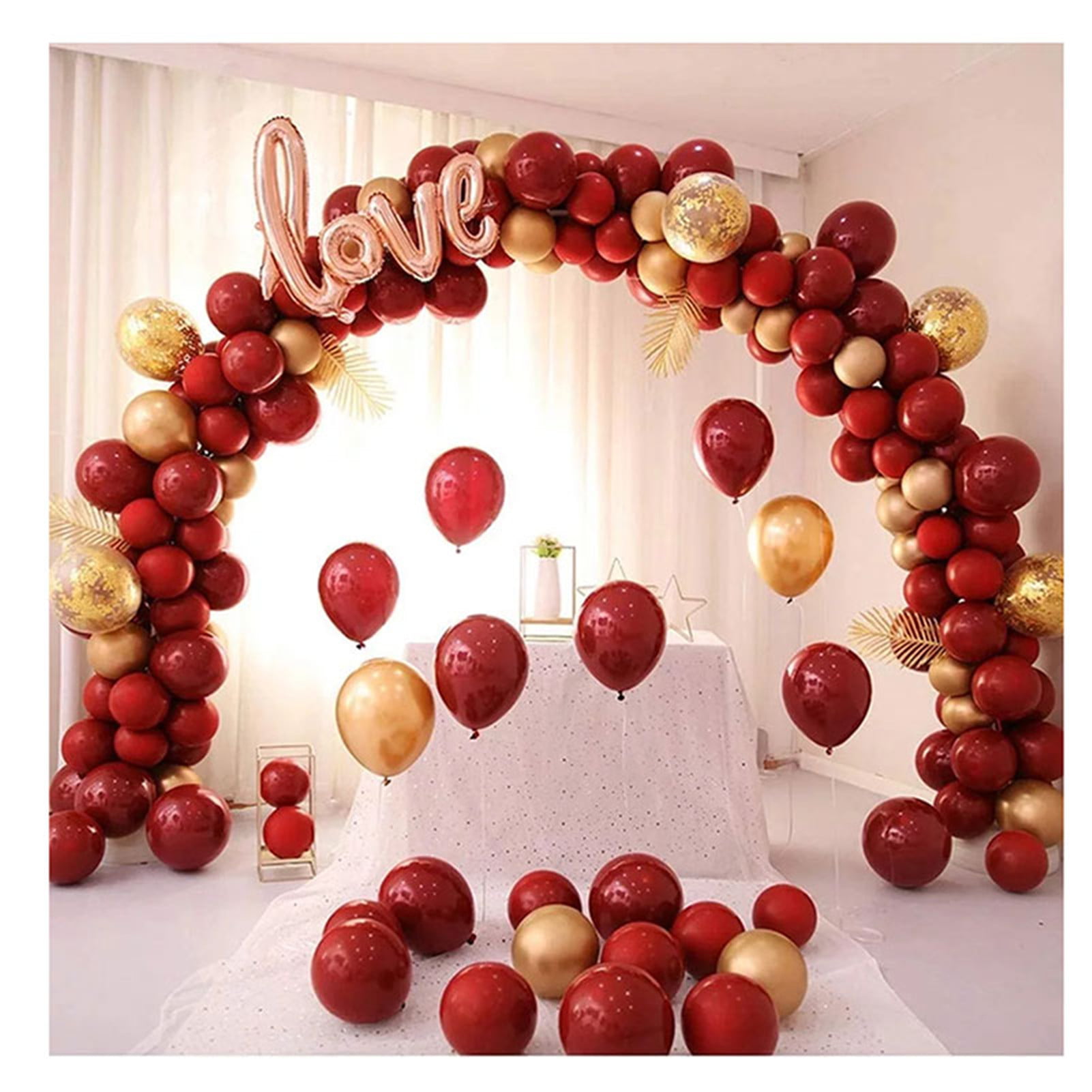 Details about   Romantic Wedding Arch Door Background Flower Balloon Circle Rack Decor Props 