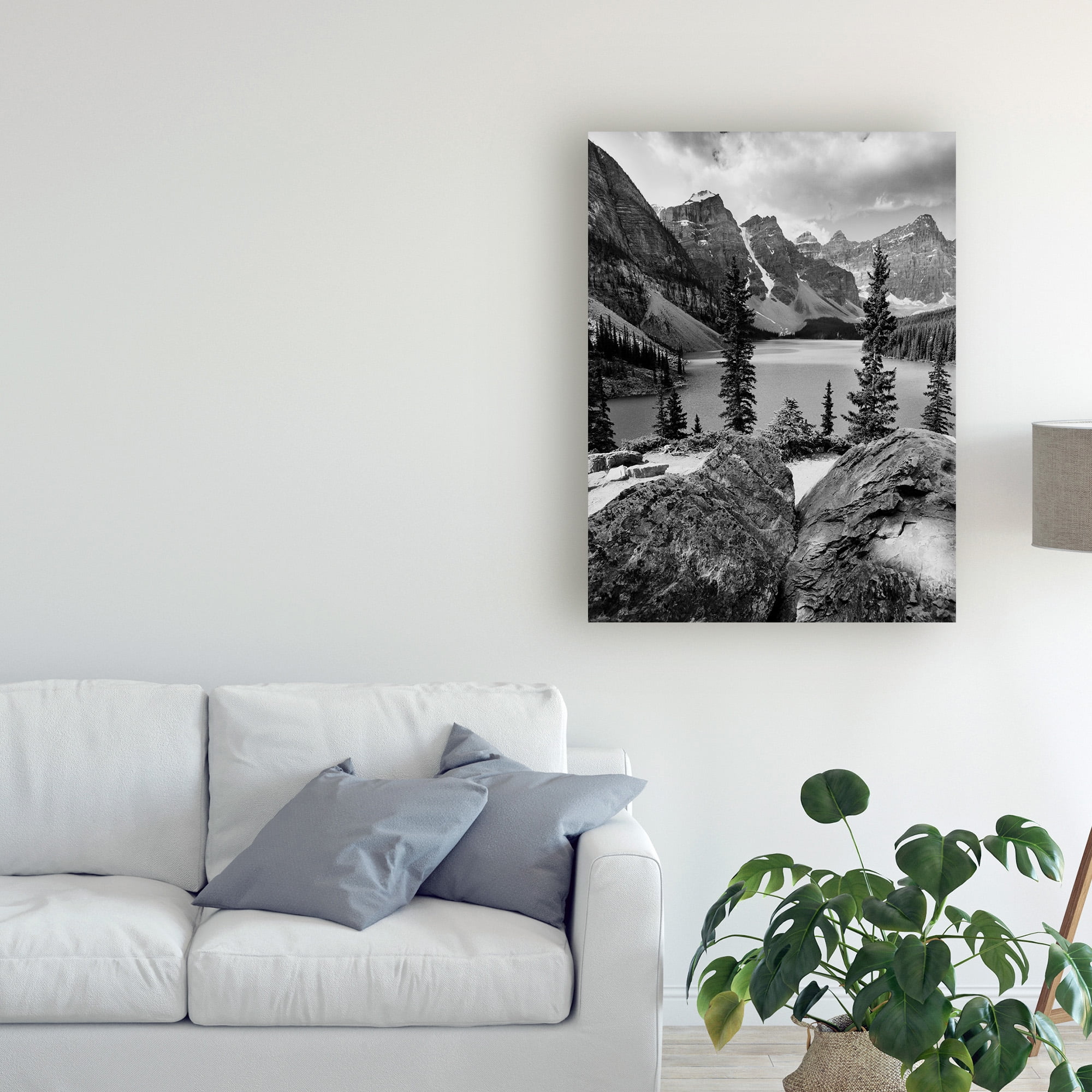 Trademark Fine Art 'Moraine Lake Canadian Rockies' Canvas Art by Monte Nagler