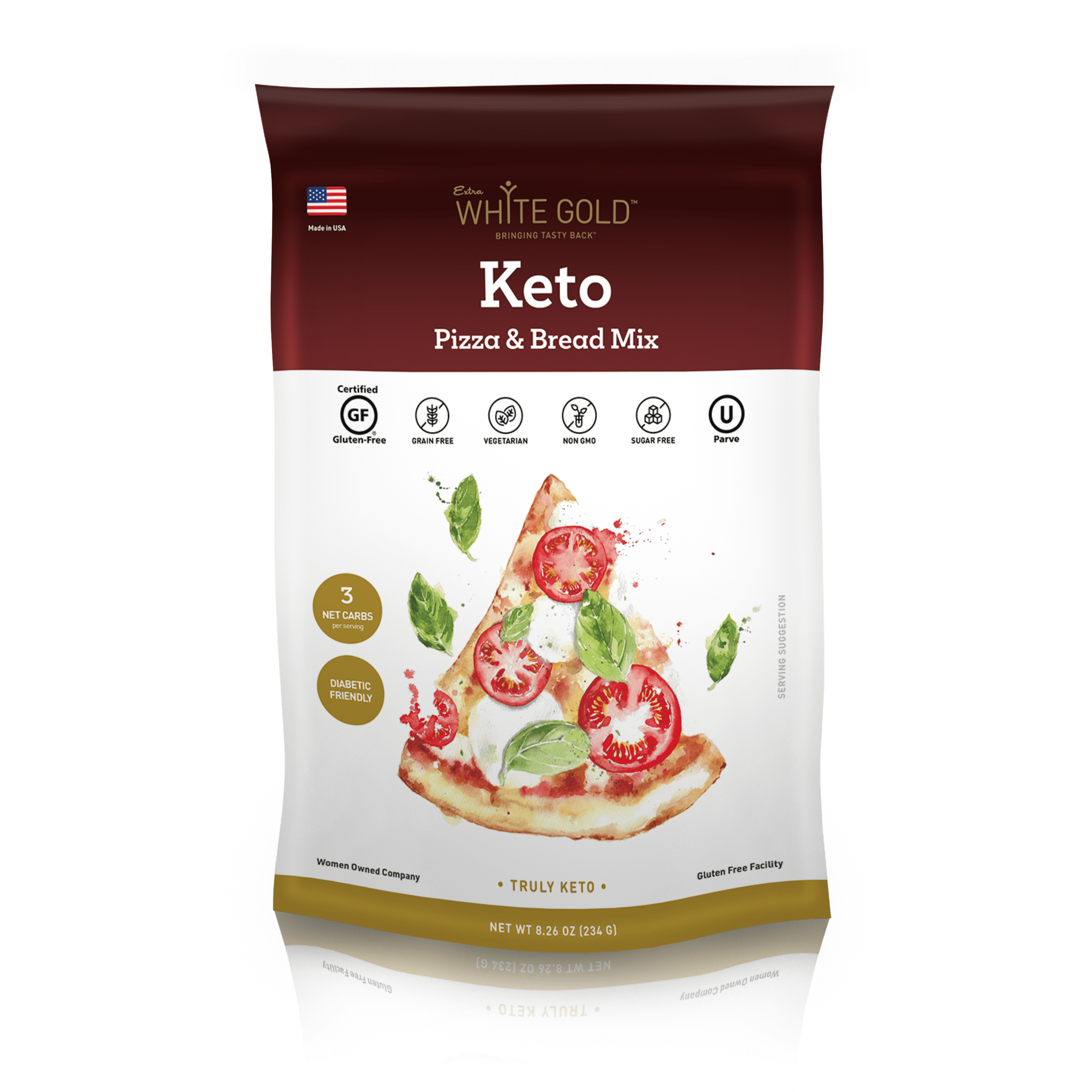 Extra White Gold Keto Pizza & Bread Mix