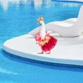 thumbnail image 4 of Porch Goose Outfits, Hawaiian Grass Skirt Set, 23" High Lawn Goose Statue Costume for Spring & Summer, Suitabel for Yard, Outdoor or Garden Decor, 4 of 8