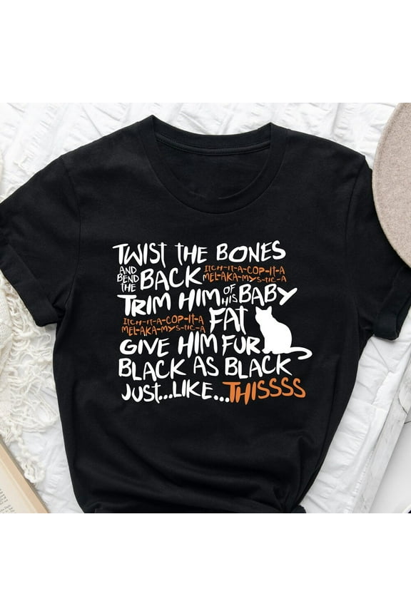 Twist The Bones Hal.Low.Een Shirt, Black Cat Hal.Low.Een T-Shirt, Vintage Hal.Low.Een Tee, Witc.H Party Tee, Sanderson Sisters Shirt, Hocus Pocus Unisex S-5XL Hot Trending Shirt