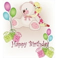thumbnail image 3 of Ambesonne Birthday Party Duvet Cover Sets, Pastel Teddy Bears, 2-Twin, Pale Pink, 3 of 4