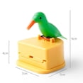 thumbnail image 2 of Tarro de almacenamiento con dispensador de palillos de dientes, caja de contenedor con soporte automático para palillos de dientes telescópico con forma de pájaro para sala de estar (pájaro, 2 of 5