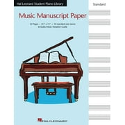 Hal Leonard Student Piano Library Standard Music Manuscript Paper (Paperback)