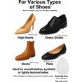 thumbnail image 6 of 6 Pairs Clear Non Slip Shoe Pads for Heels – Anti-Slip Grip Inserts for Pumps, Stilettos & Dress Shoes, Invisible Traction Stickers for Pointed Toe Soles, 6 of 7