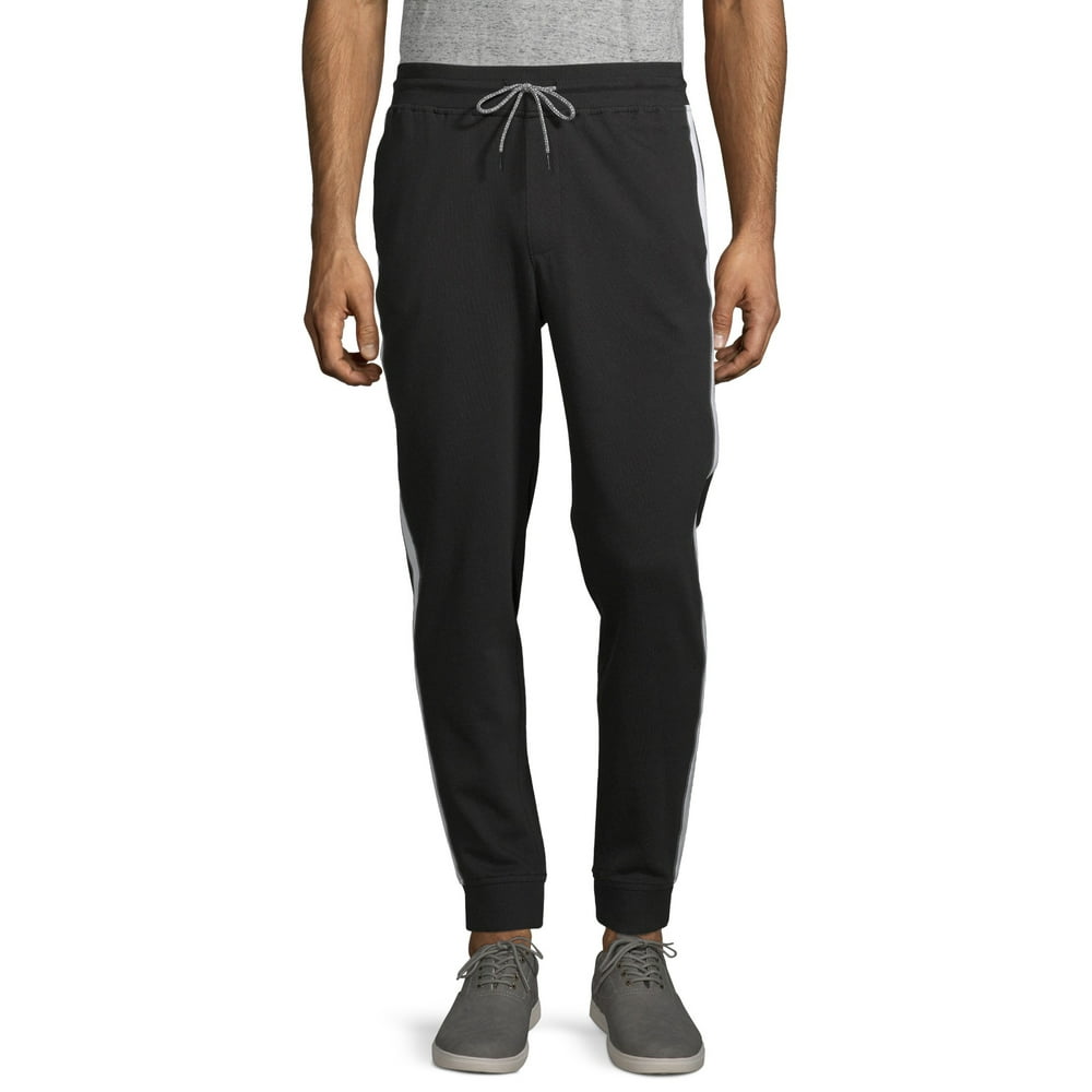 No Boundaries - No Boundaries Men's Knit Solid Stripe Jogger Pants ...