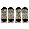 thumbnail image 3 of ThisWear Funny Retirement Gift You Can't Scare Me I'm Retired Military Retired 2-Pairs Novelty Crew Socks, 3 of 5