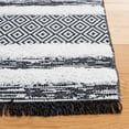 thumbnail image 3 of SAFAVIEH Augustine Maggie Striped Area Rug, Black/Ivory, 5' x 7'7", 3 of 11