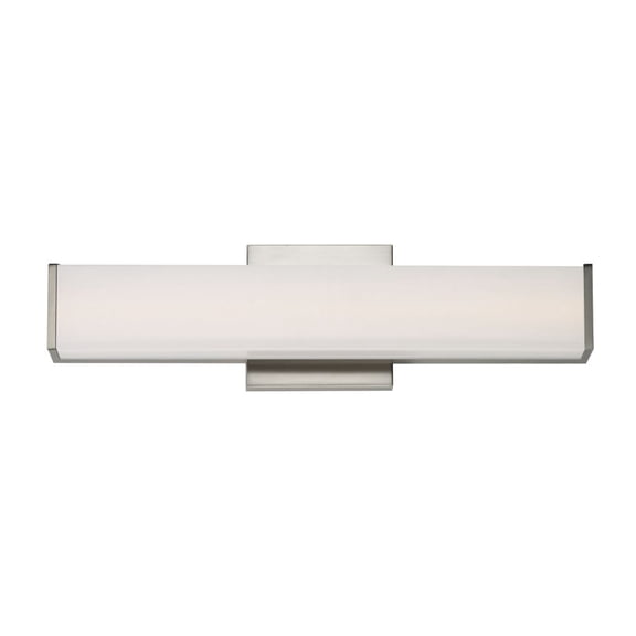 Baritone 1 - Light Polished Chrome Chrome Modern Aluminum And Glass Wall Sconce