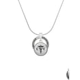 thumbnail image 2 of Delight Jewelry Silvertone Domed Black CVT Silvertone Grandmother Ring Charm Necklace, 18", 2 of 4