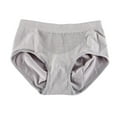 thumbnail image 2 of HUPOM Seamless Panties For Women Panties For Girls Pants Casual None Comfort Waist Gray Free Size, 2 of 3