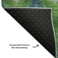 thumbnail image 3 of Addison Rugs Mayfield Washable Transitional Southwest Green Rectangle Rug, 2'6" x 3'10", 3 of 6
