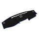 thumbnail image 1 of Funda de alfombrilla de tablero de Unique Bargains para Lexus LS 2006-2011, poliéster antideslizante negro con centro azul, 1 of 7