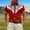 Red, variant on Western Cowboy Print Short Sleeve Shirt for Everyday Casual Wear Men’s Shirts Product Classification Crafted Button Front Design Fashionable Leisure Top