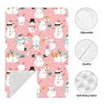 thumbnail image 4 of Car Seat Cover Baby - Cute Pink Snowman Cat Breathable Infant Car Seat Cover for Baby Carseat, Lightweight Comfort Baby Essentials Must Haves Newborn Stuff for Girl Boy, 4 of 7